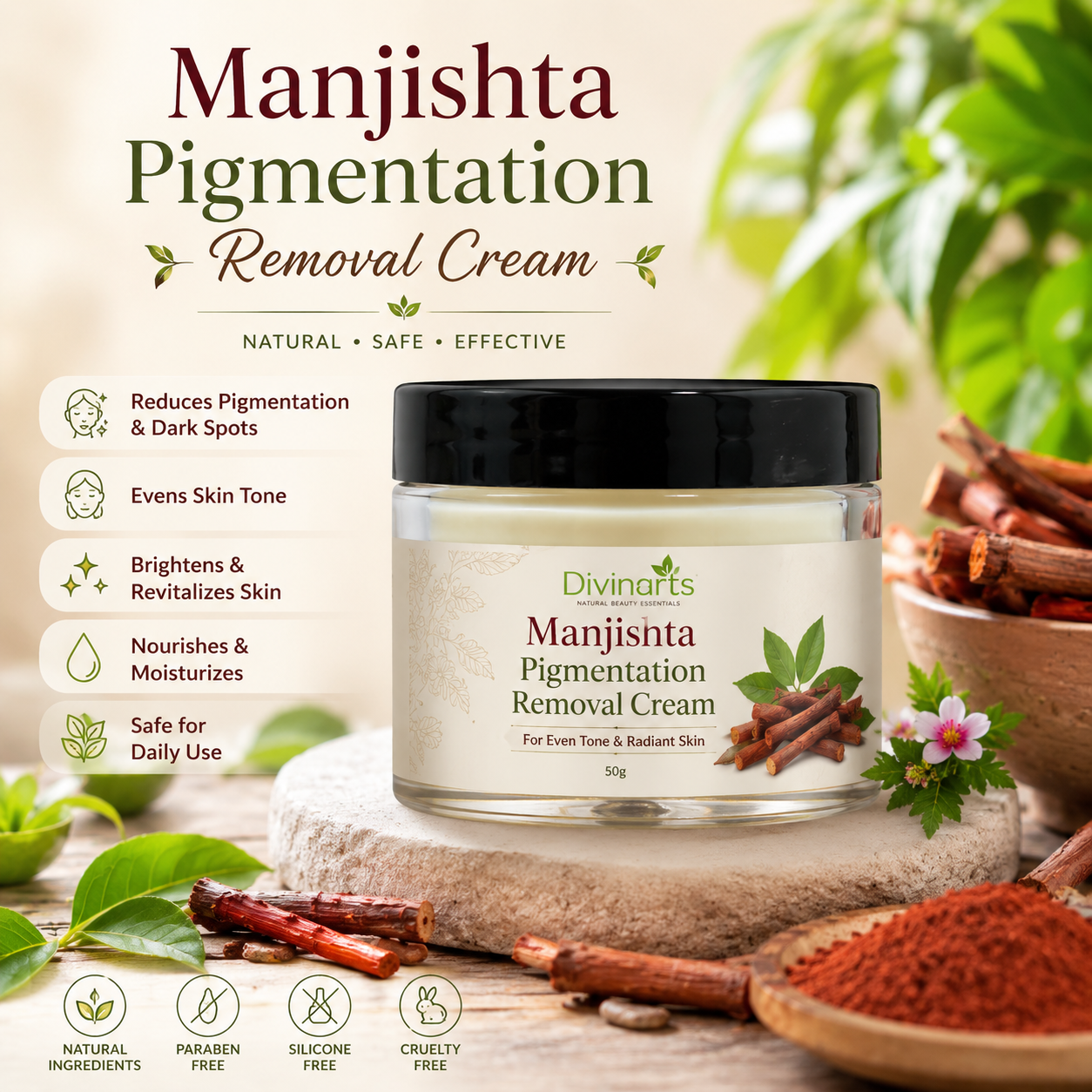 Manjishta Pigmentation Removal Cream 45gm